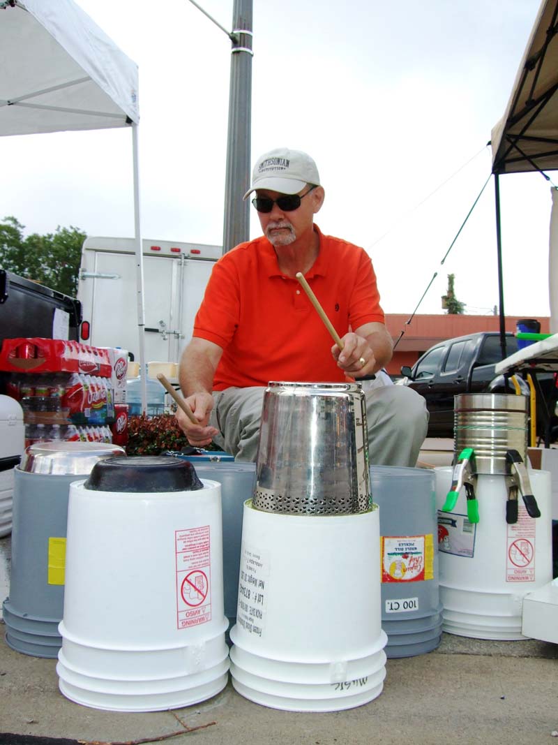 photo of a guy drumming